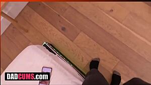 Lushy Teen Takes Stepdad's Sperm Deep Inside Her