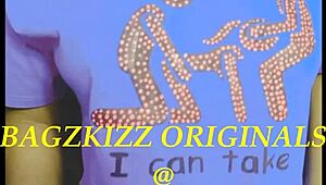 Ebony slut fucking three black dudes hard!