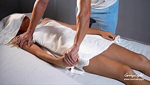 Is this masseur crossing the line with his client?