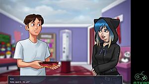 hey, watch odette seduce grace in summertime saga ep 87?