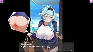 Take Asay delivery person with huge curvy tits in 3d porn game!