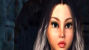 3d porn features massive cock and huge boobs in action