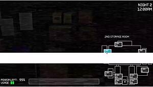 Foxy and Chica in a 3D cartoon adventure in Five Nights at Freddy's