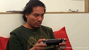 chacha robot discovers interracial pleasure at fat ass party 😍