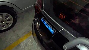 katty sucking and getting drilled in ass at public parking lot in bucaramanga - sara films