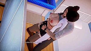 Waifu Academy Rechel Nude Scenes Collection