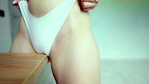 i'm rubbing my clit under the desk. keep going, cum in your panties.