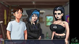 hey, watch odette seduce grace in summertime saga ep 87?