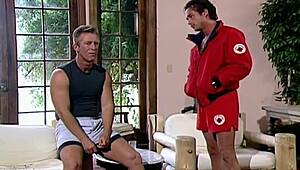 La maitre nageuse Holly Body with big tits bangs boss on lunch break! 😍