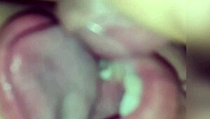 wife gets cum facial