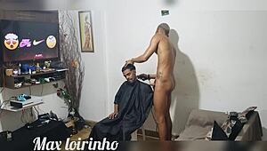 barbeiro styles with flair, curious about his latest cut?