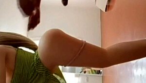 nice ass milf stepmom notices my big veiny bone, uh oh can’t hide it