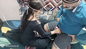 horny desi couple banging hard at night, can't get enough! 😍