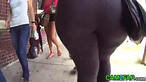 Detailed Ass Orgasm Captured In High Definition Voyeur Porn Video