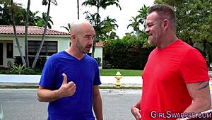 Teen sucks hard cock and gets cum dumped on her