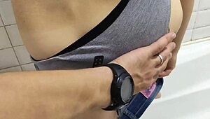 I Come To Neighbour To Fuck Her Hairy Pussy Until Her Husband Was At Work And Cummed For Her In The Shower 4K!