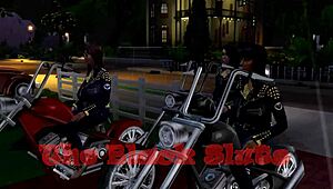 Sims 4 black sluts engage in milf group play?