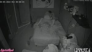 omg, caught this argentinian chick on security cam getting wild! 😳