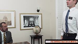 Ever seen an older man secretly bang his cute twink pupil?