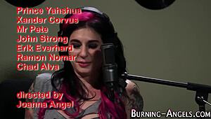 Emo lesbian eats pussy with fingering and oral