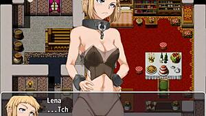 Blonde Helps King With Monster Cock Elves!