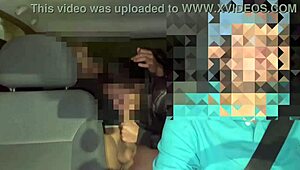 Novinho From Tabacaria Drills Me in Street and Car While Cuck Drives