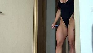 Sexy babe squirts from intense hardcore doggystyle pounding