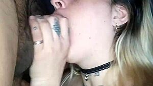 she squirts hard and i cum on her eyes