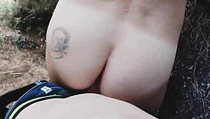 Risky Forest Fuck with Cute Sea Views in Stunning 4K