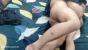 horny desi couple banging hard at night, can't get enough! 😍