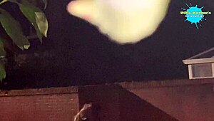 cracky feels horny in her outdoor natural habitat