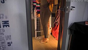 Tight clothing on hot secretaries can be very seductive