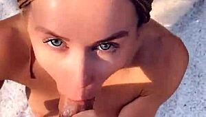 Mia bandini fucked ass to mouth and creampied in the woods