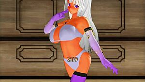 Girl b hero scenes part 4 sharifa in anime cartoon