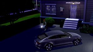 Sims 4 Back to the Future XXX parody with interracial 4 some