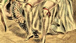 Subtle Vintage Erotic Drawings Tease with Retro Anime Charm in Antique Hentai Style