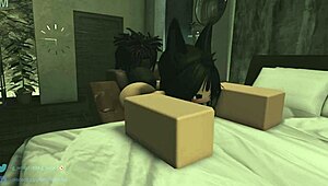 ครอบครองสาวในห้องนอนระหว่างเล่นเกม