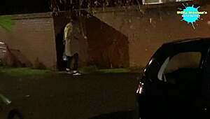 cracky feels horny in her outdoor natural habitat