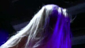 Watch Skinny European Babes Rip Clothes And Perform Dildo Show On Outdoor Stage!