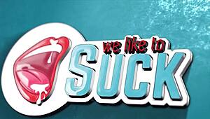 Lovenia Lux Intensely Sucks For Love With Facial Cum