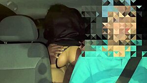 Novinho From Tabacaria Drills Me in Street and Car While Cuck Drives