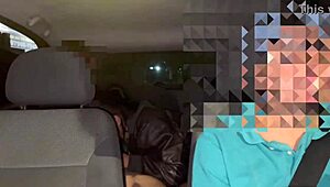 Novinho From Tabacaria Drills Me in Street and Car While Cuck Drives