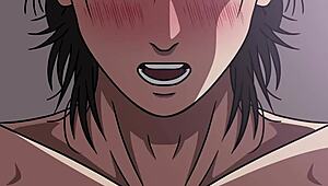 eren fucks goth mikasa daily in anime cum scenes