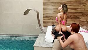 ano handles two naughty women cumming