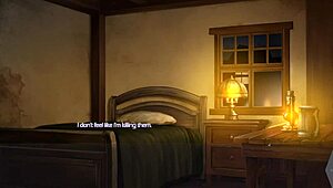 Dungeon Of Regalias: Detailed Scene With Character 6 And Subtitles