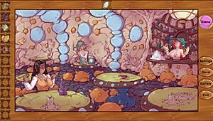 in magic dorm 2, the pixie goddess gets raw anal with monster cock