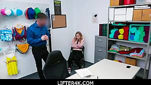 lifter4k - chubby teen 18+ shoplifter caught and punish fucked hard