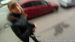 Wannabe Model Alice In Fucking Glasses