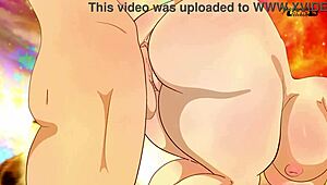 dvojitá penetrácia na anne yanami v hentai paródii, chceš sa pozrieť?