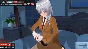 uncensored anime tessa handjob hentai cartoon